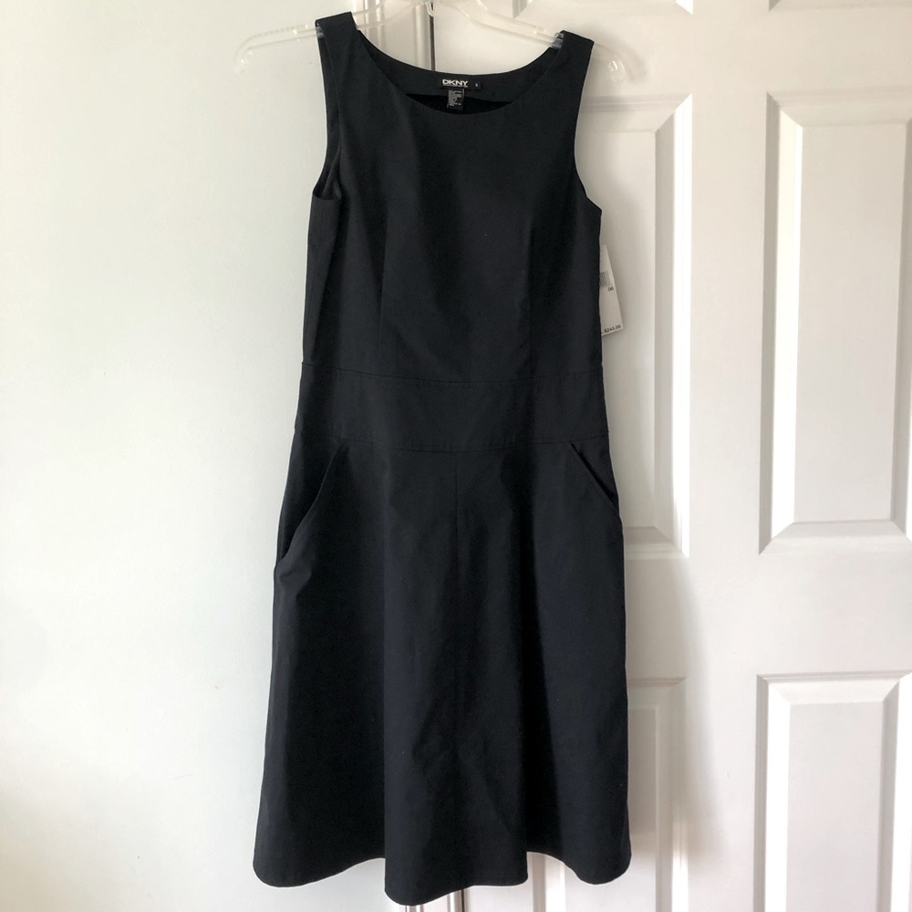 💫NWT Black DKNY dress with pockets